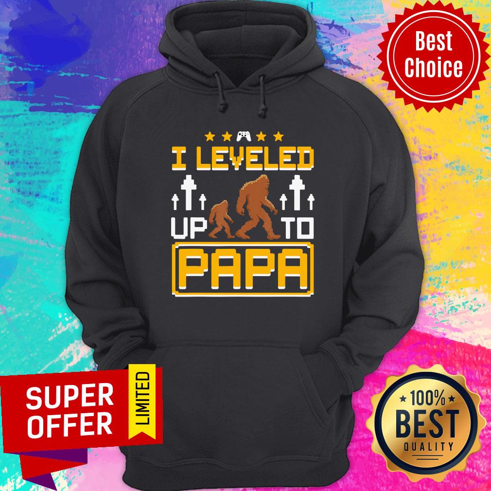 Bigfoot I Leveled Up To Papa Shirt