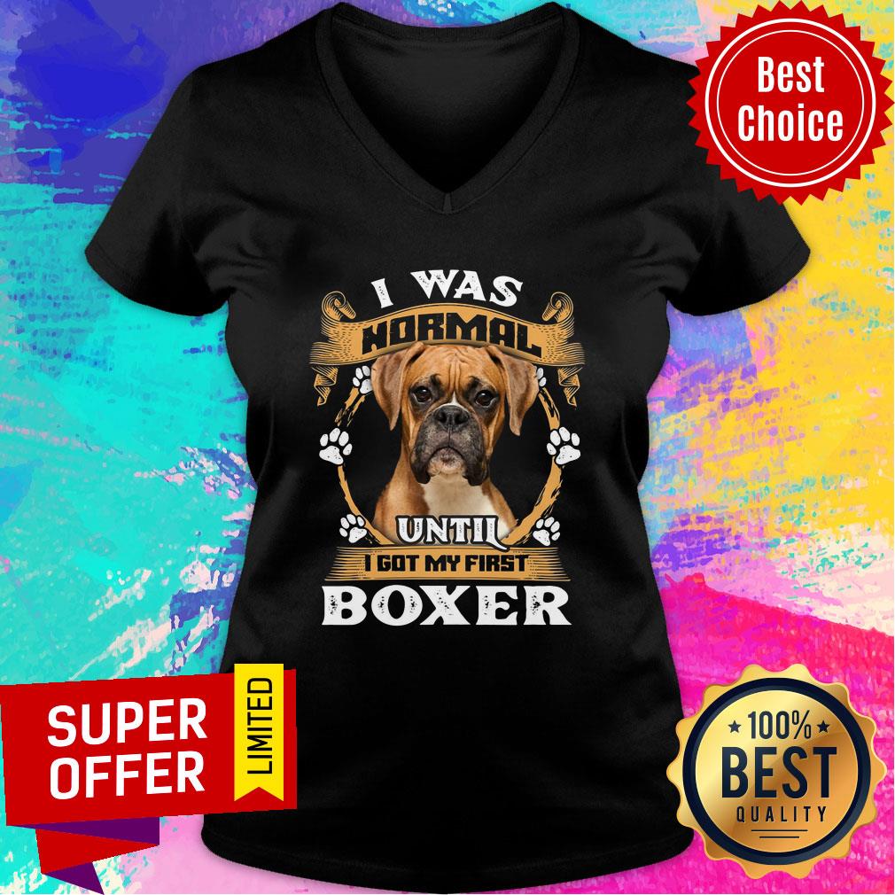 Boxer I Was Normal Until I Got My First Shirt