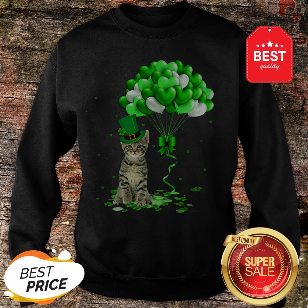 Cat Balloons Heart St. Patrick’s Day 2020 Shirt