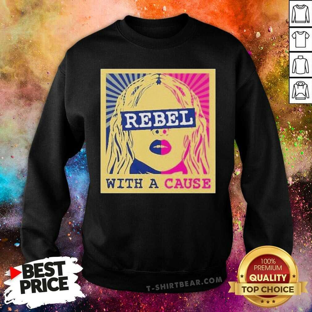 Colorful Rebel With A Cause Shirt