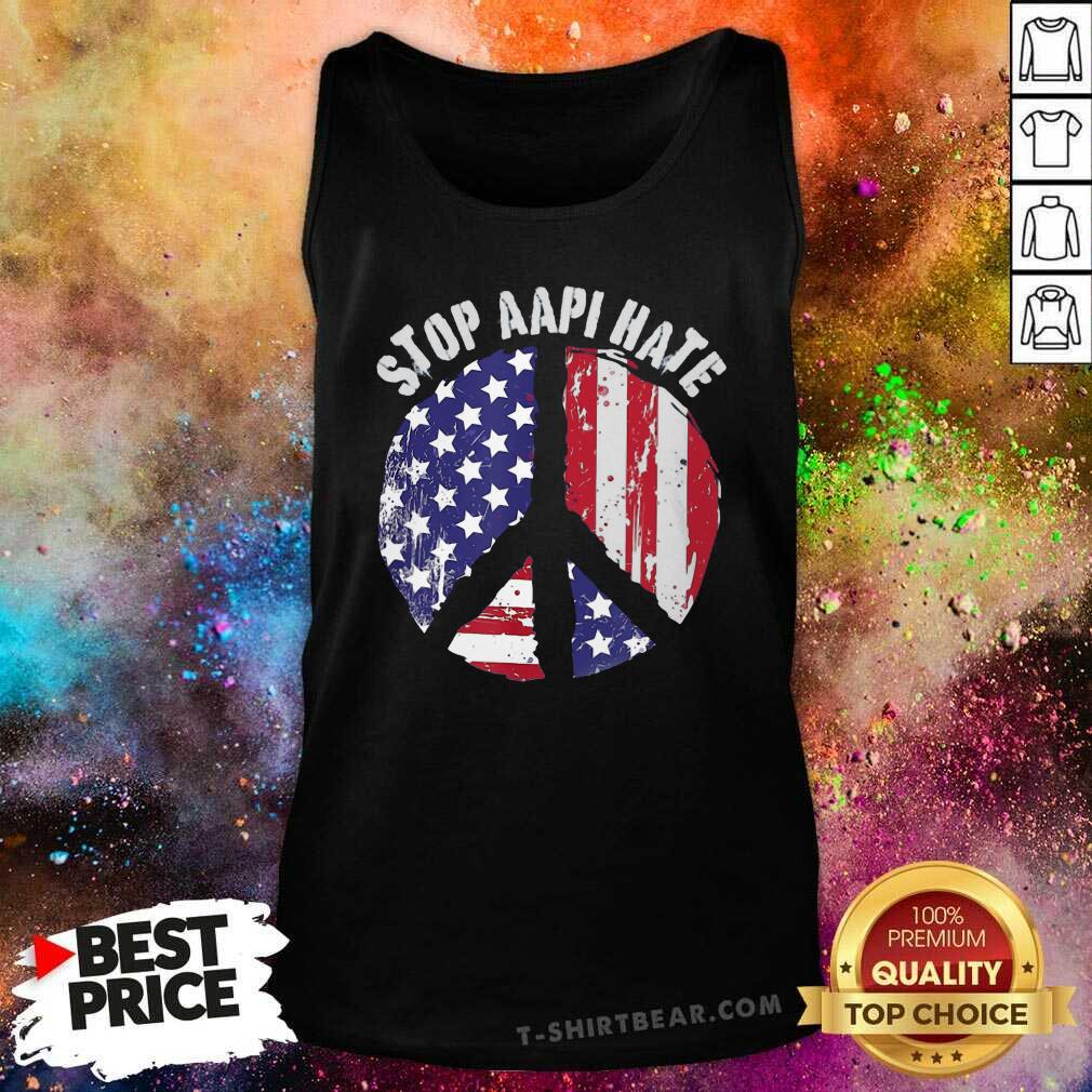 Cool Stop AAPI Hate America Flag Cake Shirt