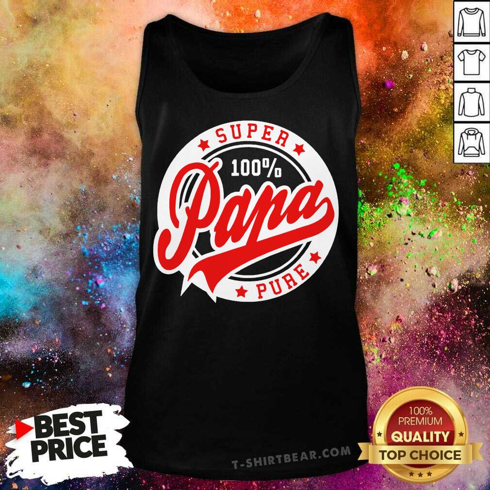 Cool Super Papa 100 Percent Pure Stars Seal Shirt