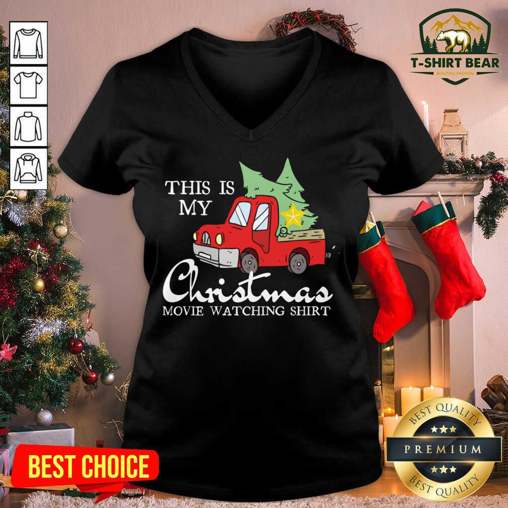 Cool This Is My Christmas Movie Watching With Vintage Truck Shirt
