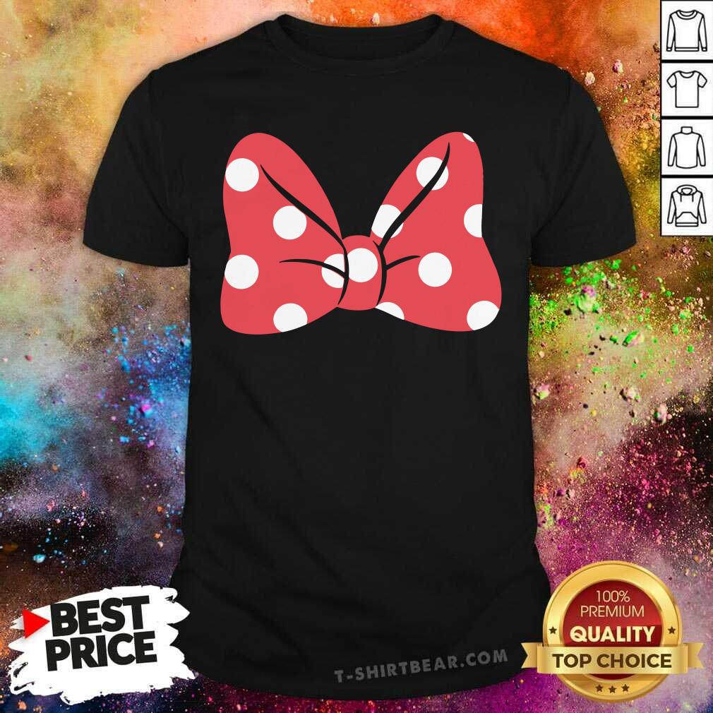 Cute Minie Mouse Bow Tie Shirt