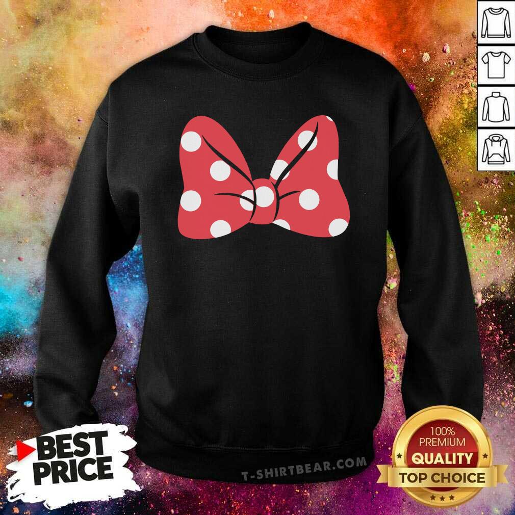 Cute Minie Mouse Bow Tie Shirt