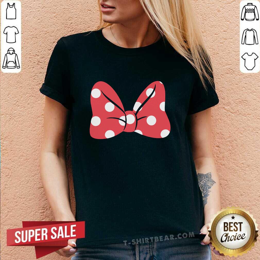 Cute Minie Mouse Bow Tie Shirt