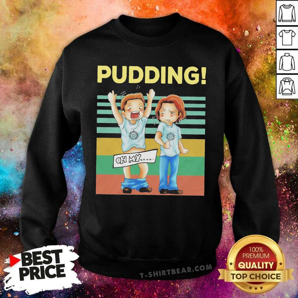 Cute Pudding Oh My Supernatural Vintage Retro Shirt
