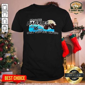 New Save The Manatee LCHS 16 Annual 5k Run 2 Mile Walk Mini Mile Shirt