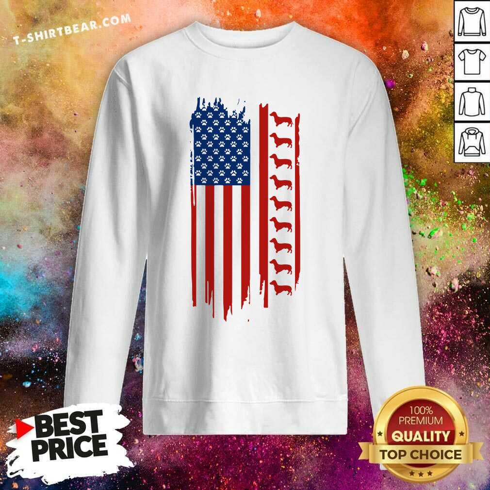 Dachshund American Flag Independence Day Shirt