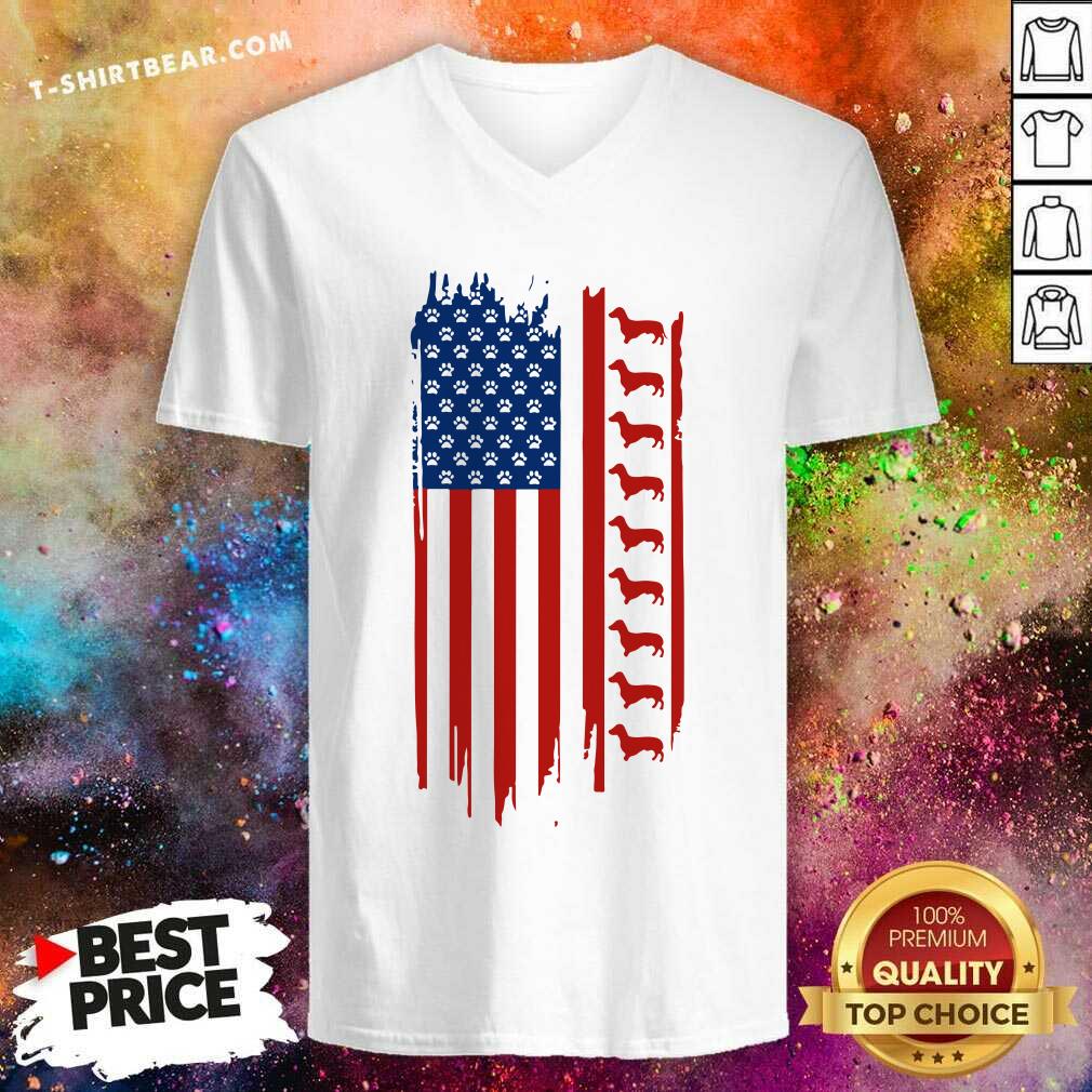 Dachshund American Flag Independence Day Shirt
