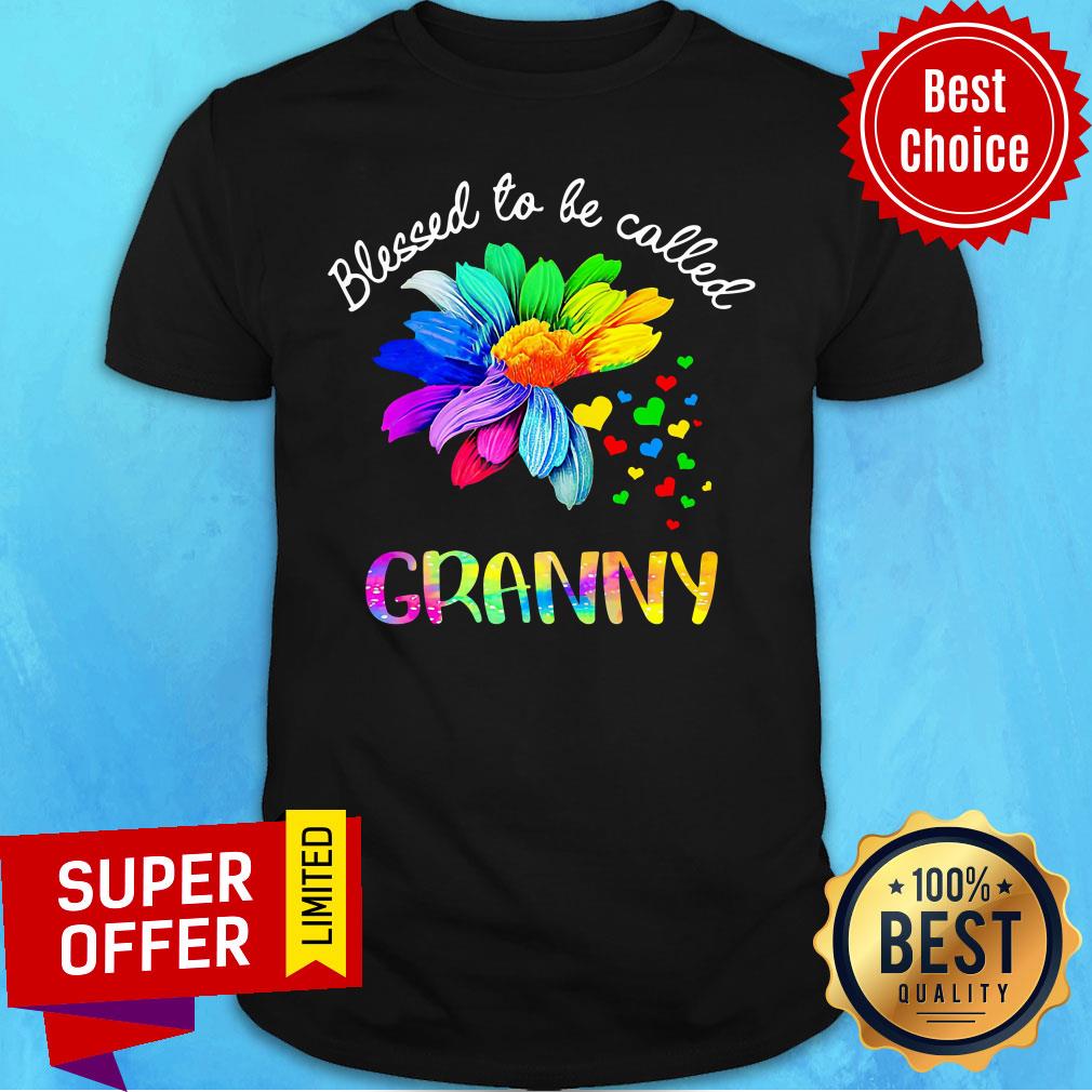 Daisy Flower Blessed To Be Called Granny Shirt
