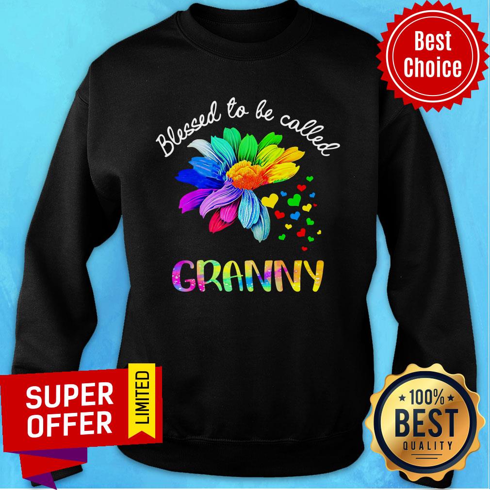 Daisy Flower Blessed To Be Called Granny Shirt