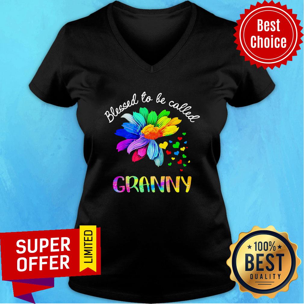 Daisy Flower Blessed To Be Called Granny Shirt