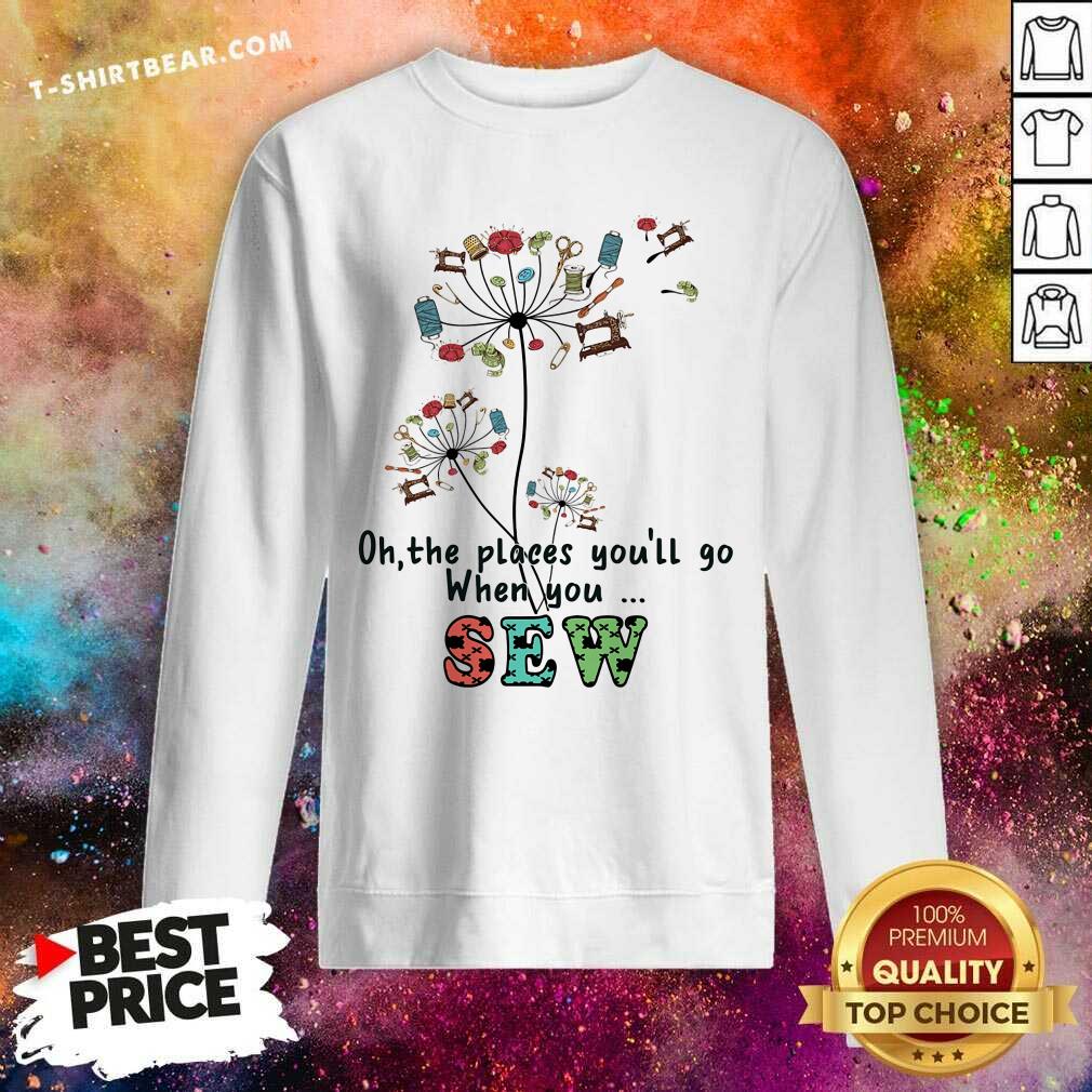 Dandelion Oh The Places You Will Go When You Sew Shirt