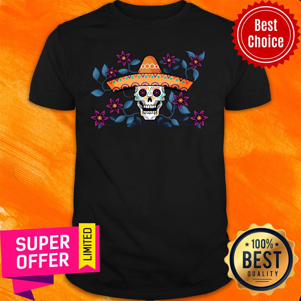 Day Dead Dia De Los Muertos Sugar Skull Shirt