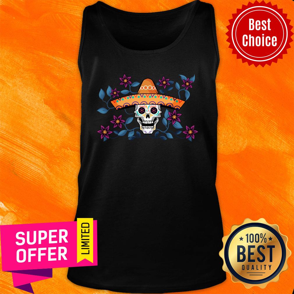 Day Dead Dia De Los Muertos Sugar Skull Shirt