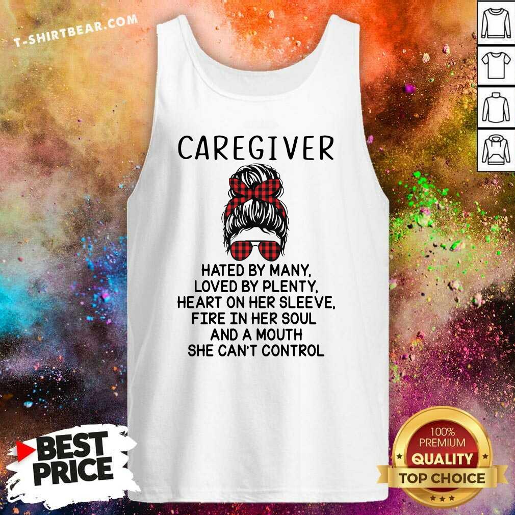 Depressed Caregiver And A Mouth 5 She Cant Control Shirt