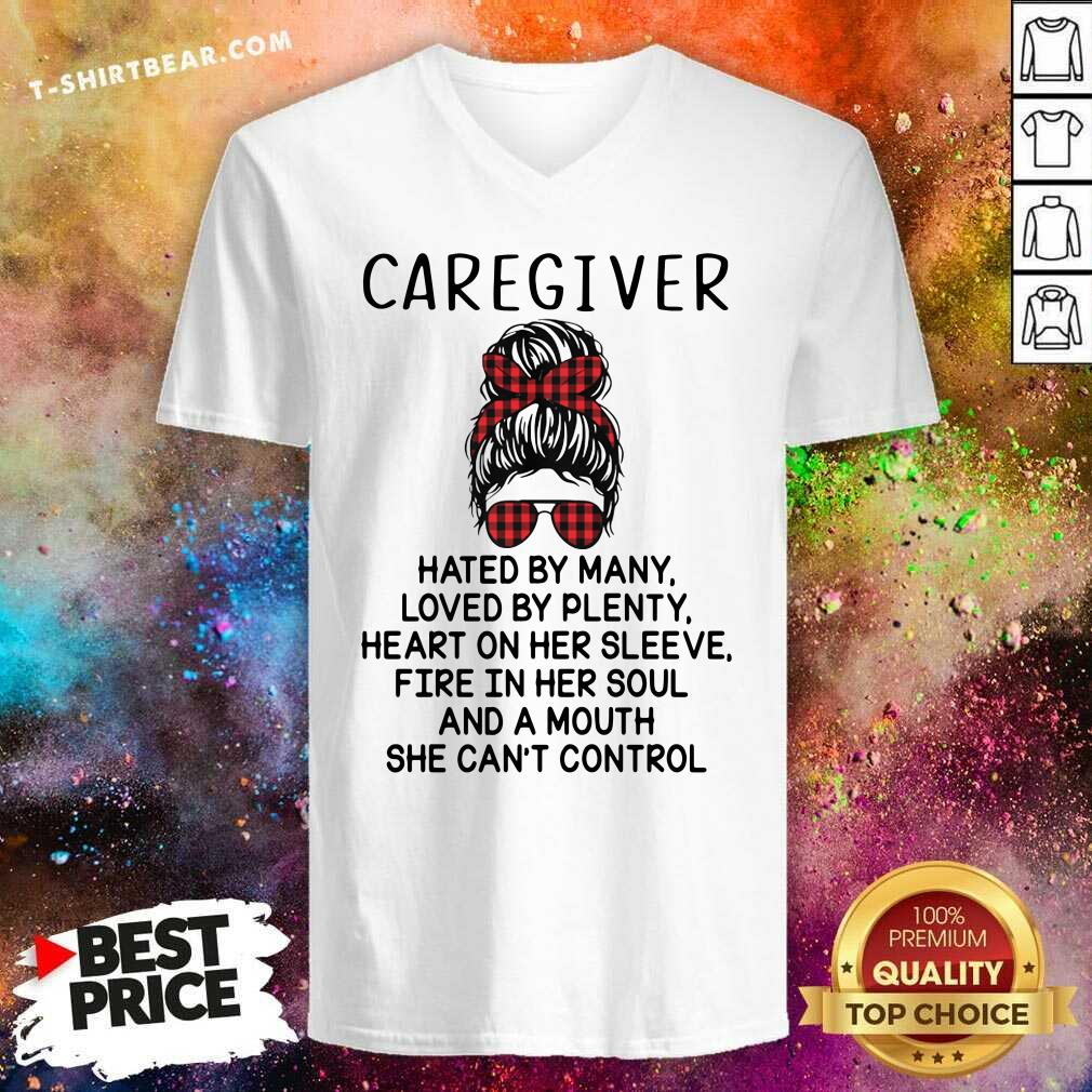 Depressed Caregiver And A Mouth 5 She Cant Control Shirt