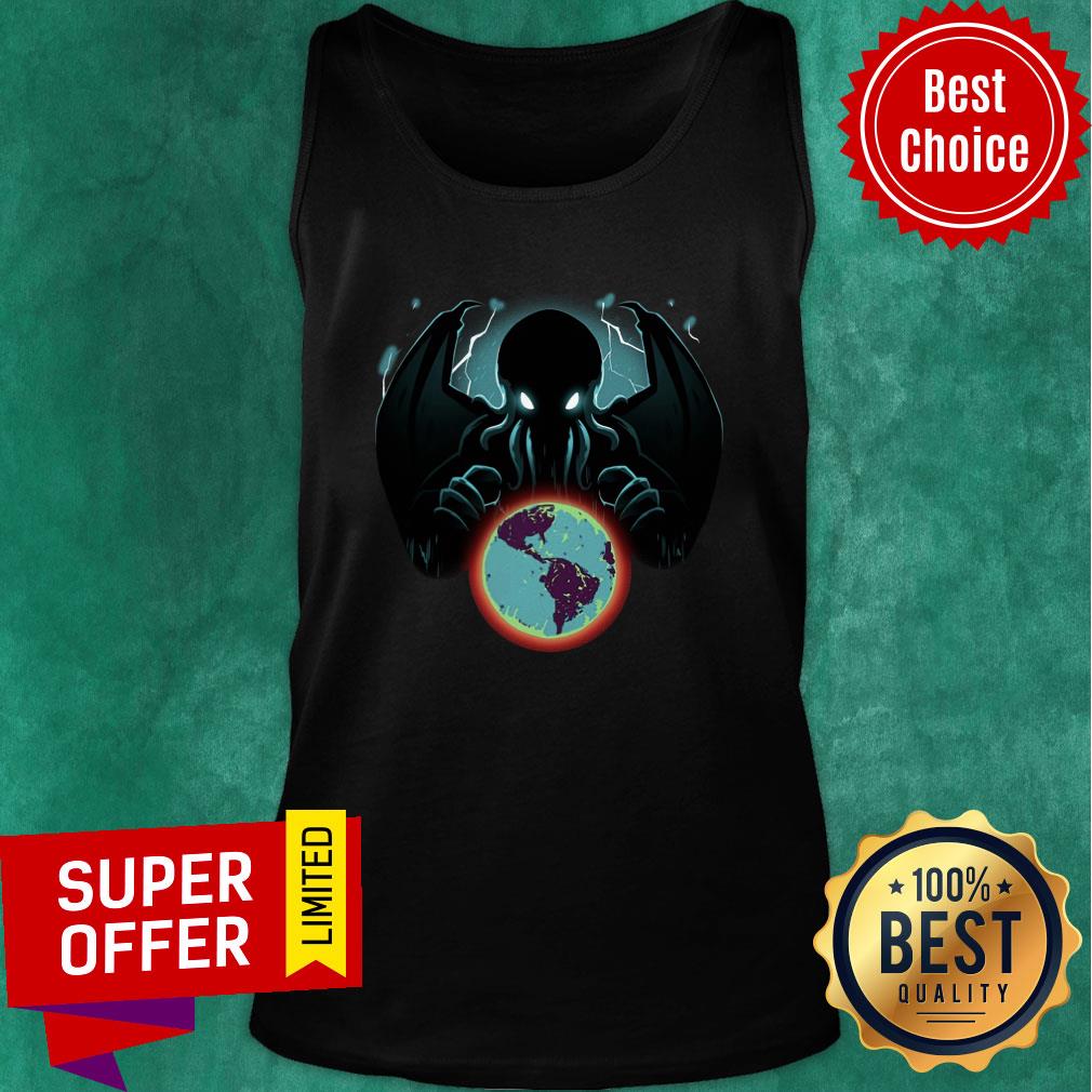 Devil Octopus And Earth Cthulhu The Great Old One Shirt