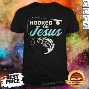 Grateful Hooked On Jesus Fishing Shirt