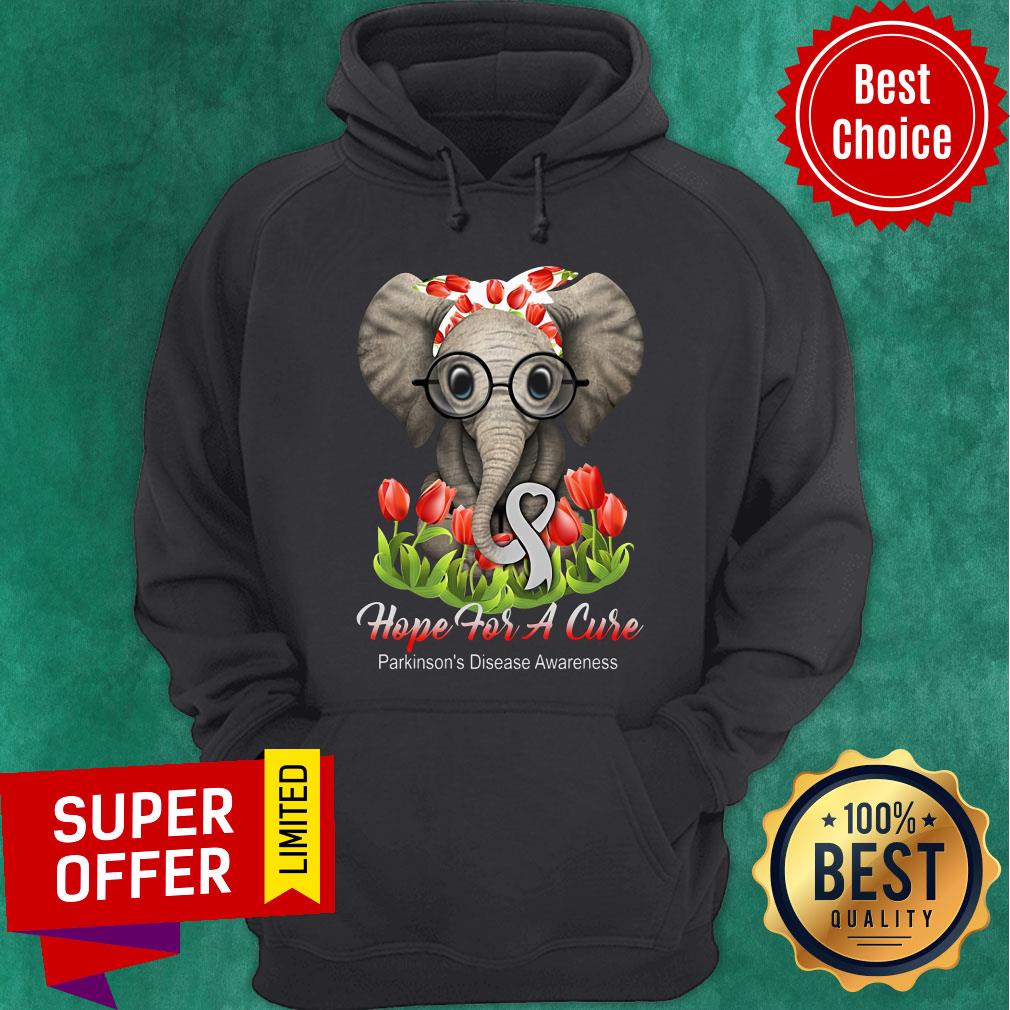 Elephant Hope For A Cure Flower Shirt