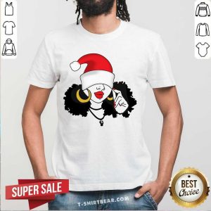 Black Girl Magic Merry Christmas Shirt