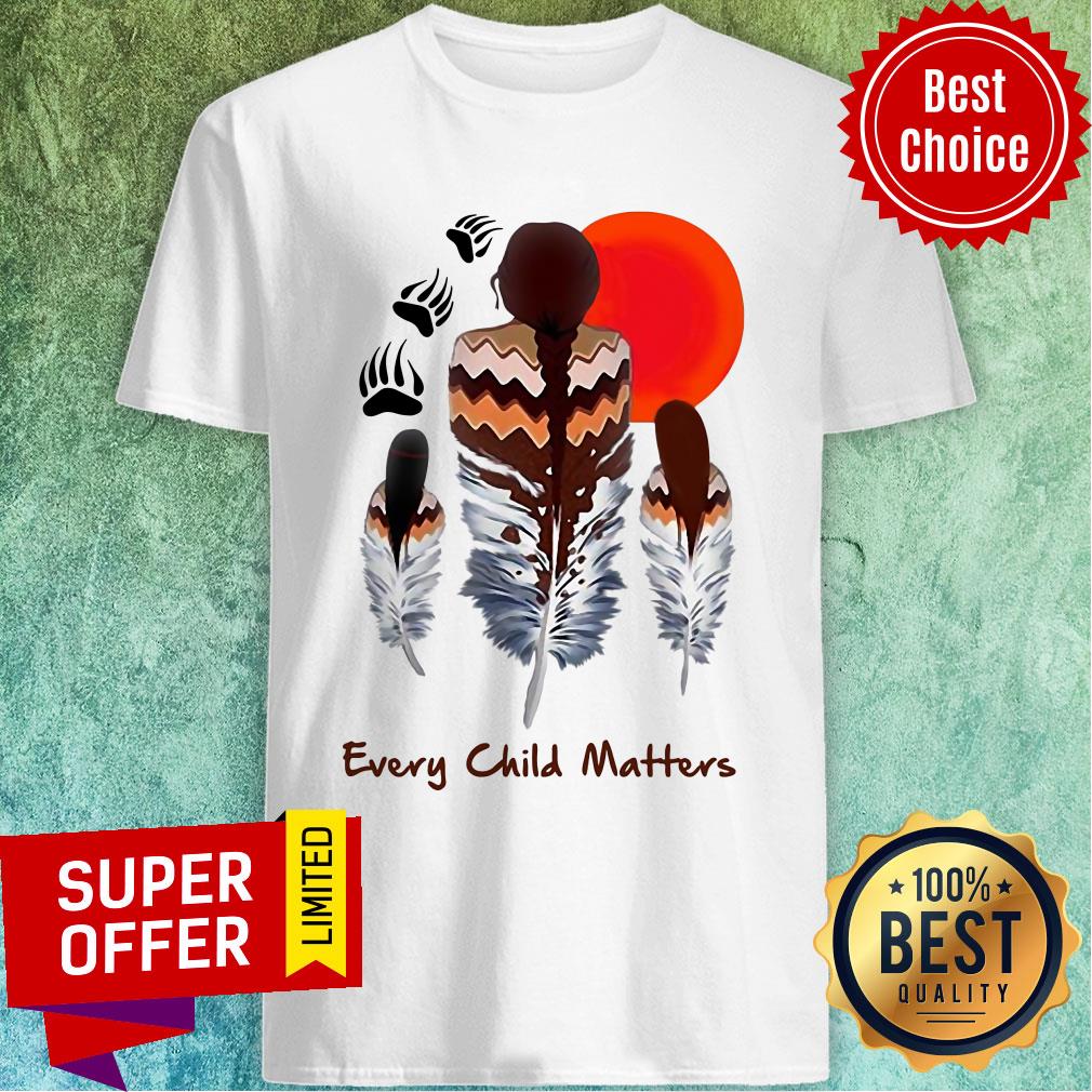 Every Child Matters Mom And Daughters Feather Shirt