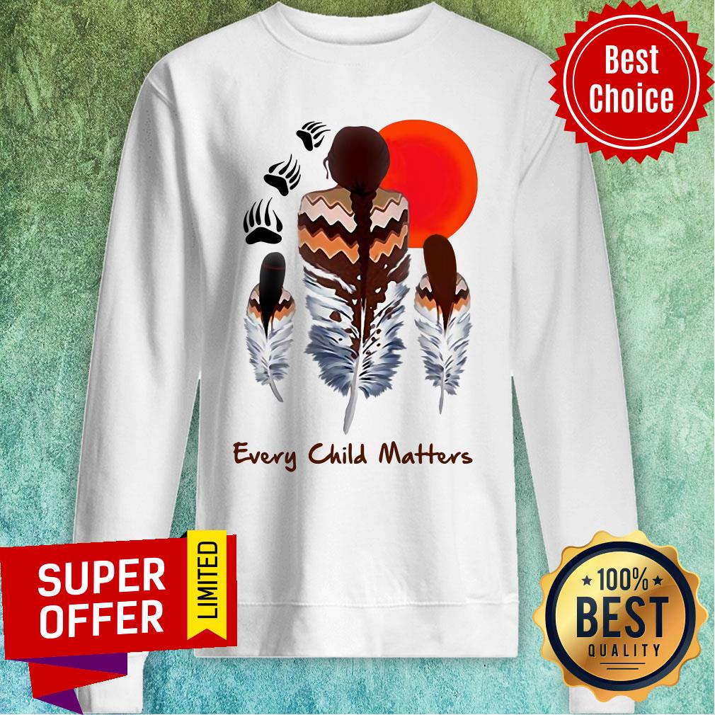 Every Child Matters Mom And Daughters Feather Shirt