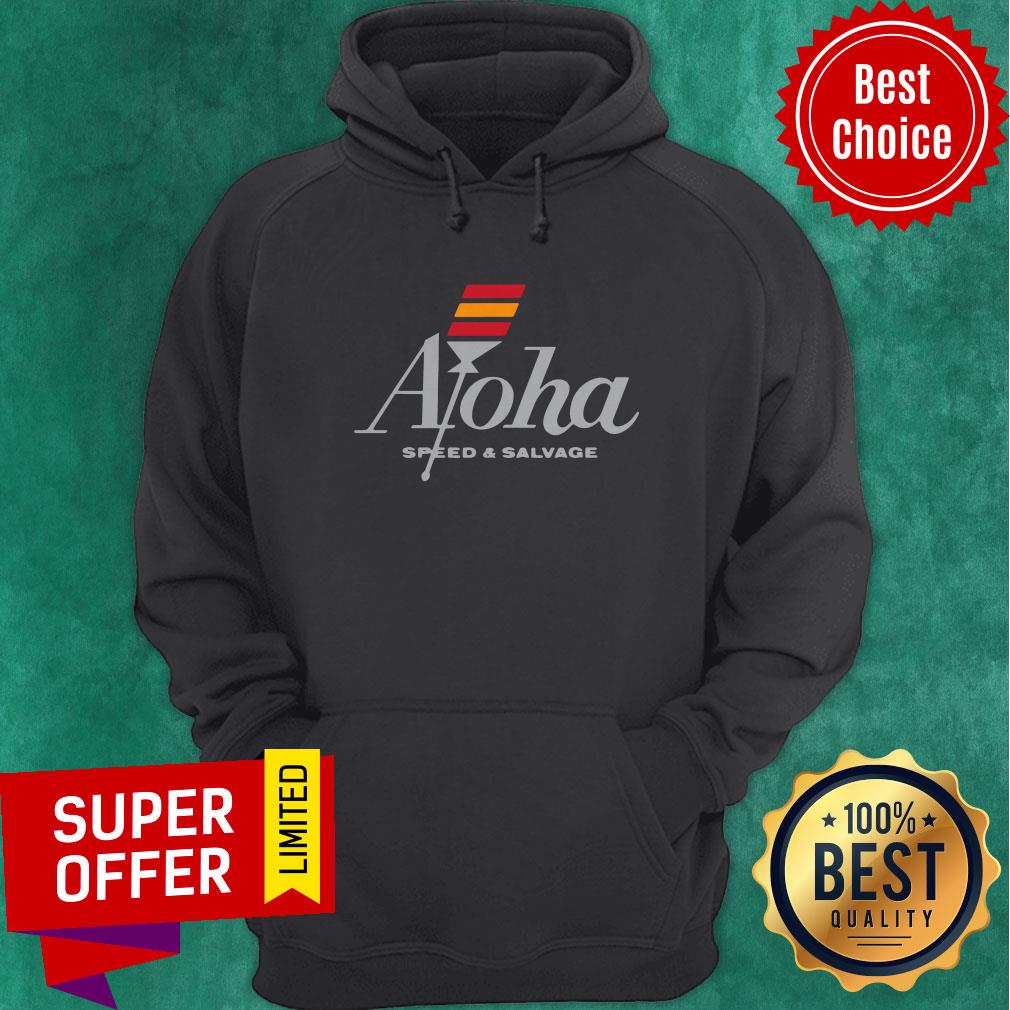 Funny Aloha Speed And Salvage Kahili Shop Logo Gray Shirt