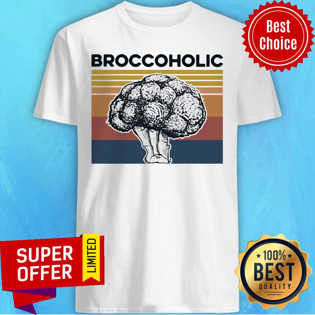 Funny Broccoholic Vintage Shirt