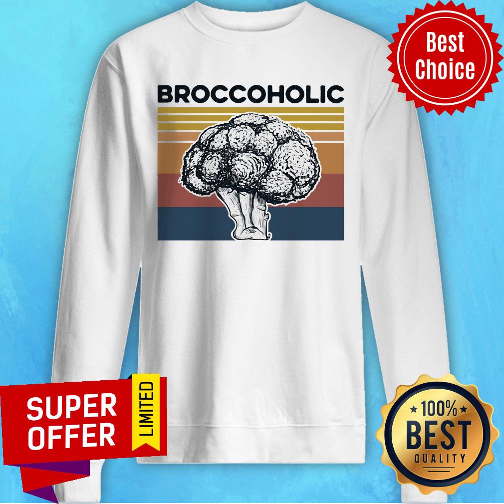Funny Broccoholic Vintage Shirt