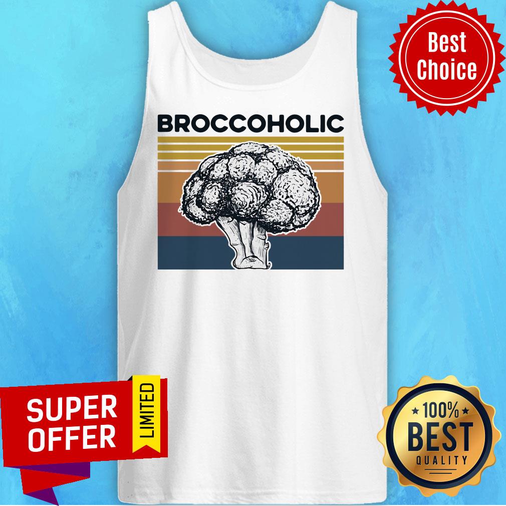 Funny Broccoholic Vintage Shirt