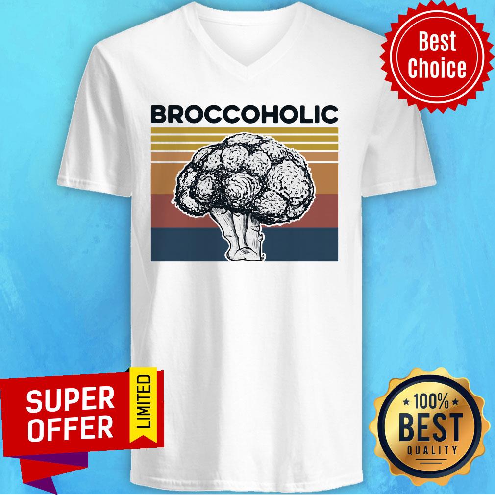 Funny Broccoholic Vintage Shirt