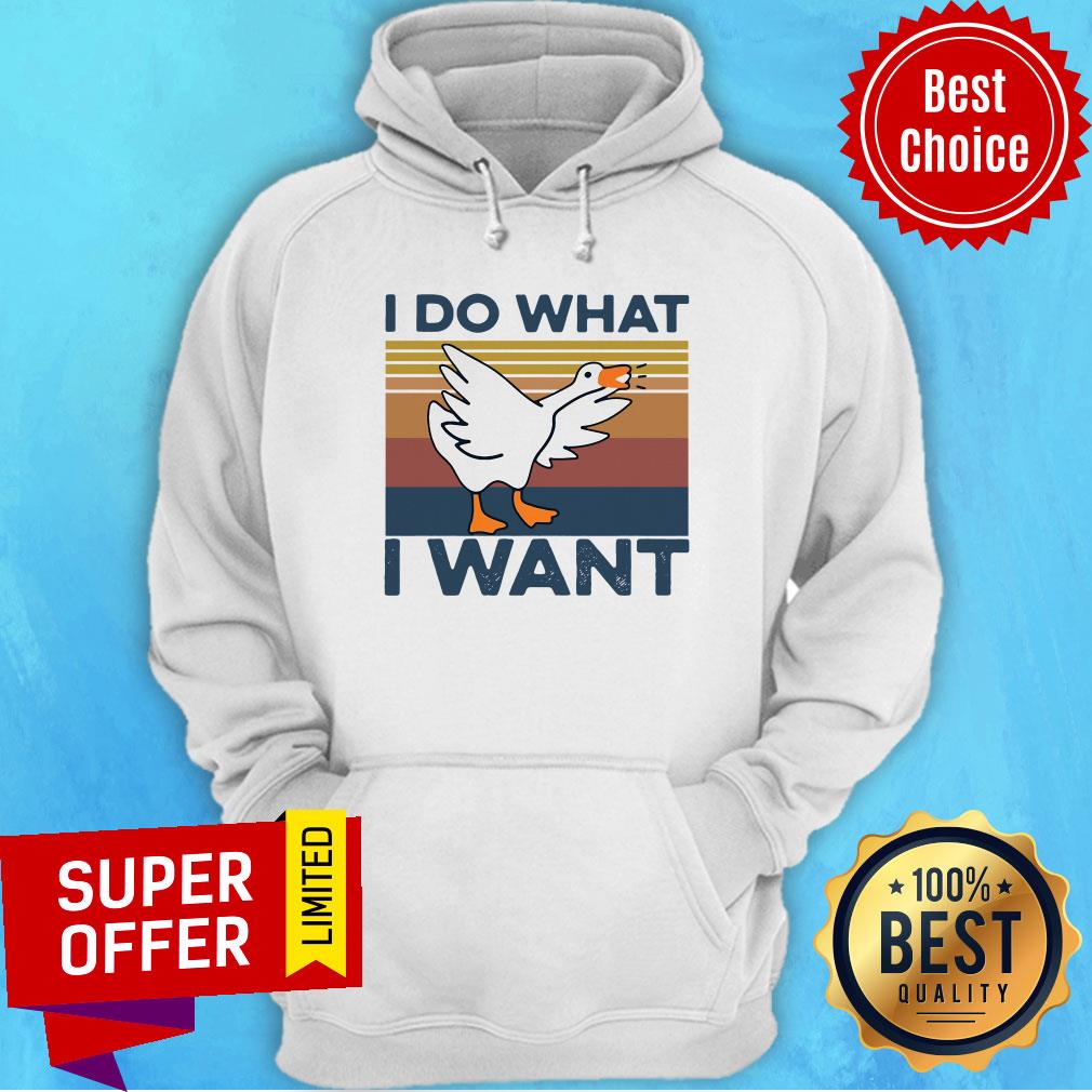 Funny Duck I Do What I Want Vintage Shirt