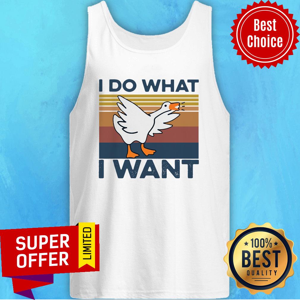 Funny Duck I Do What I Want Vintage Shirt