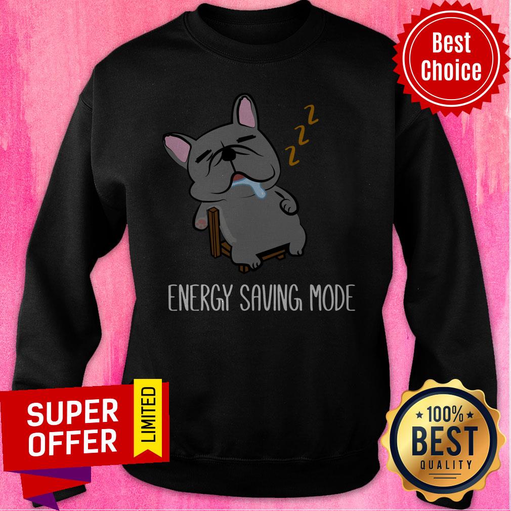 Funny Energy Saving Mode Sleeping French Bulldog Shirt
