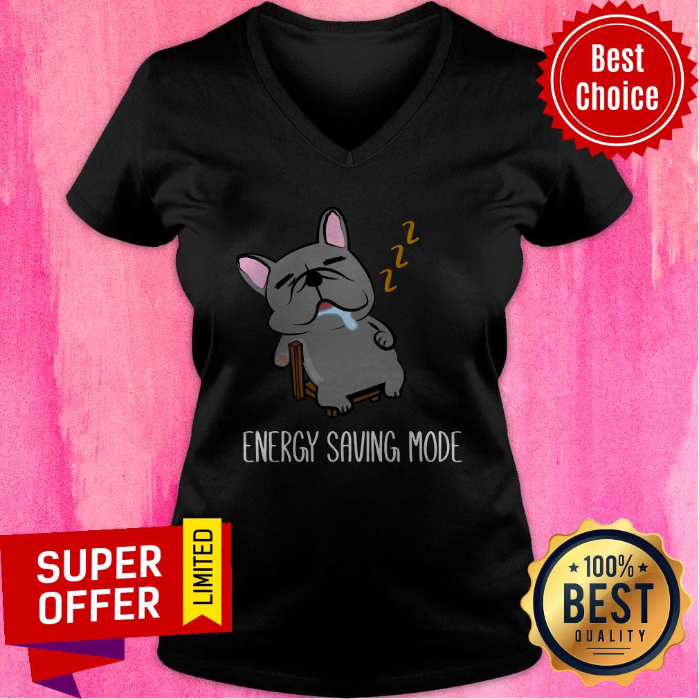 Funny Energy Saving Mode Sleeping French Bulldog Shirt