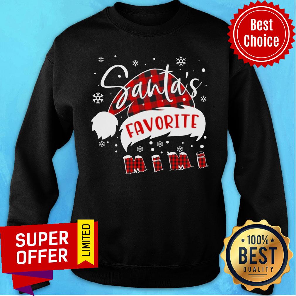 Funny Santa'S Favorite 1st Mimi Christmas Shirt