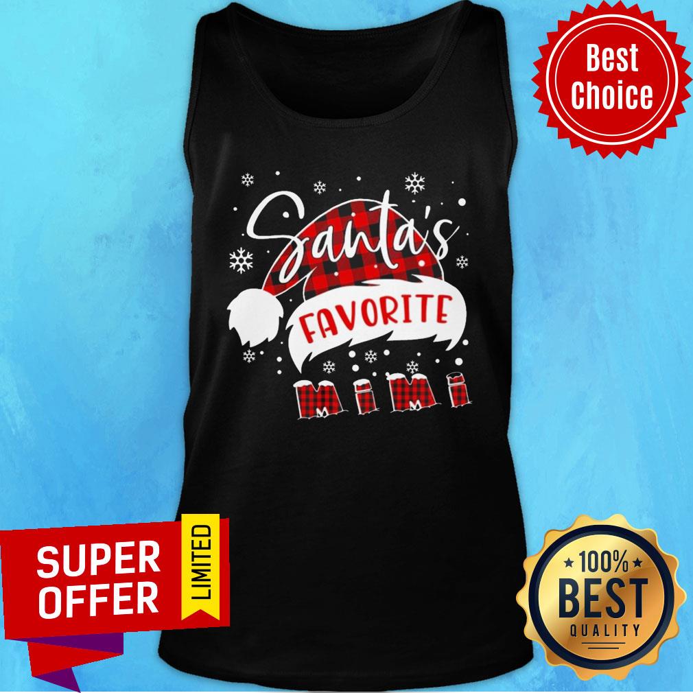 Funny Santa'S Favorite 1st Mimi Christmas Shirt
