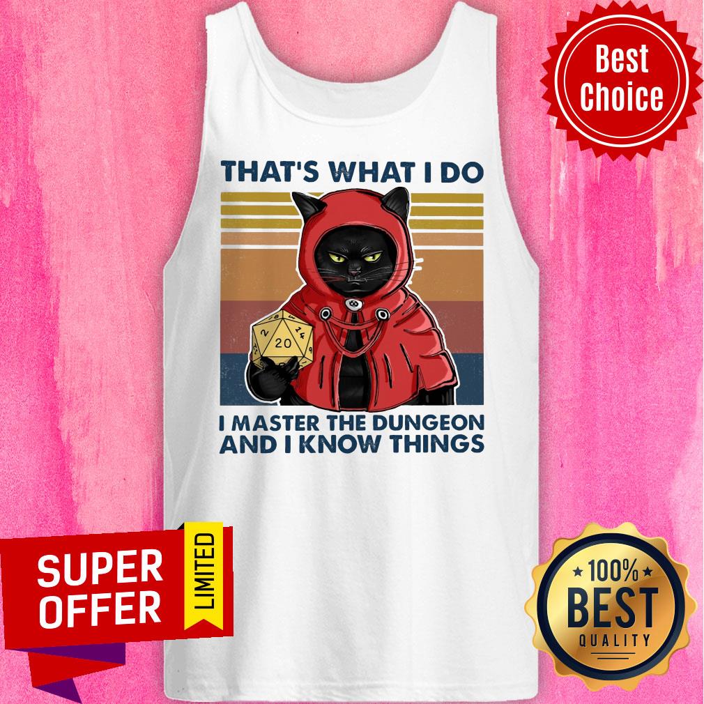 Funny That's What I Do I Master The Dungeon And I Know Things Shirt