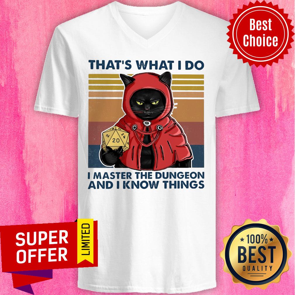 Funny That's What I Do I Master The Dungeon And I Know Things Shirt