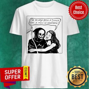 Awesome Man In Uniform Ringer Shirt