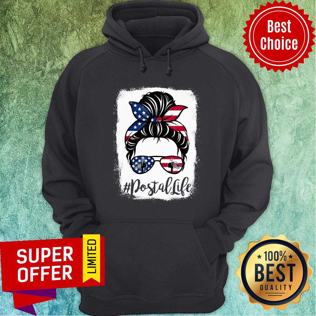 Girl American Flag Postal Life Shirt
