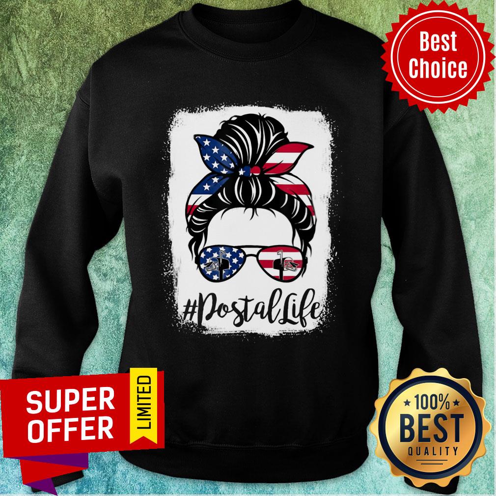 Girl American Flag Postal Life Shirt