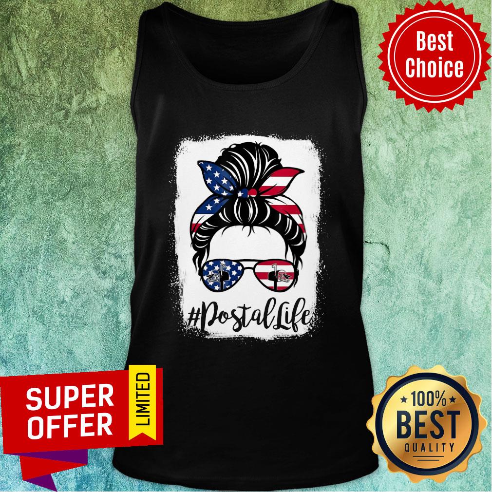 Girl American Flag Postal Life Shirt