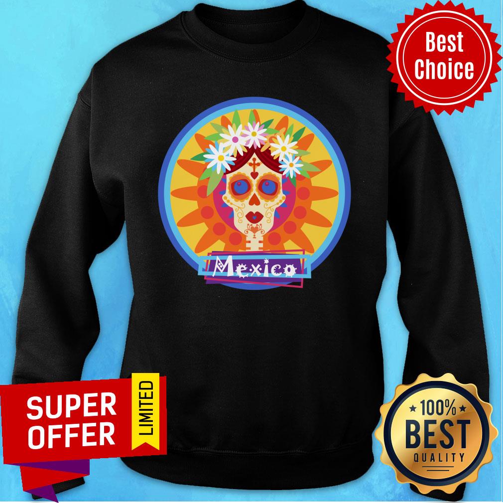 Girl Day Of Dead Dia De Muertos Mexico Sugar Skull Shirt