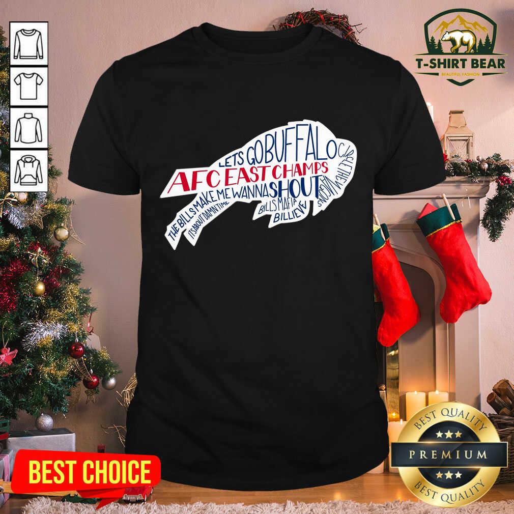 Good Buffalo Bills Let’s Go Buffalo AFC East Champions Shirt