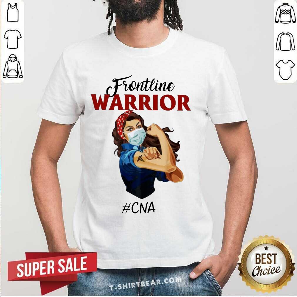 Good Frontline Warrior #CNA Strong Girl Face Mask Shirt