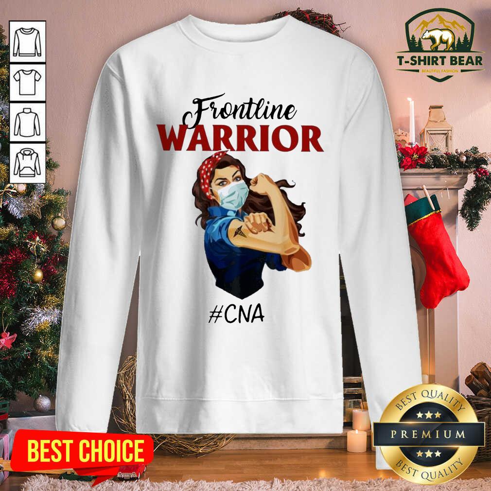 Good Frontline Warrior #CNA Strong Girl Face Mask Shirt