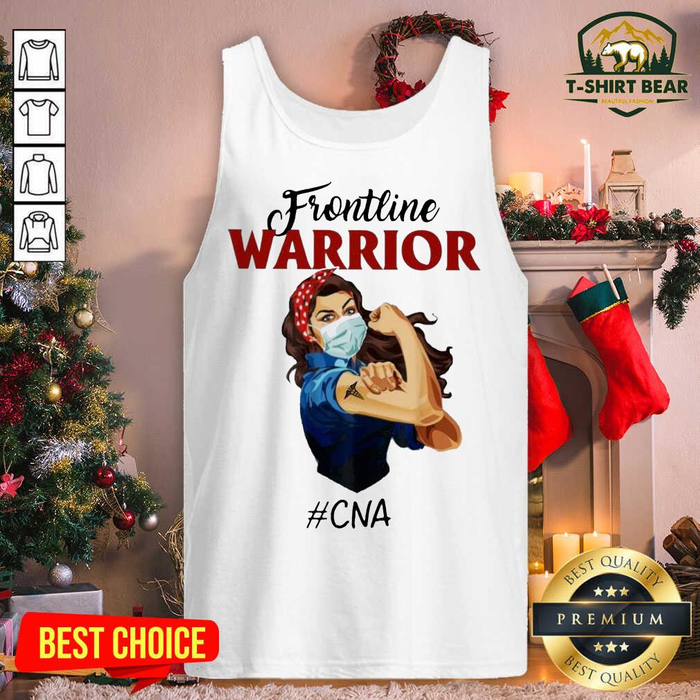Good Frontline Warrior #CNA Strong Girl Face Mask Shirt
